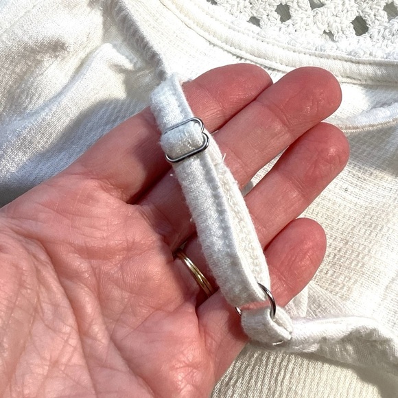 Maurices Plus Size Floral Crochet Front Tank Top, White - Size 2X - Picture 6 of 10